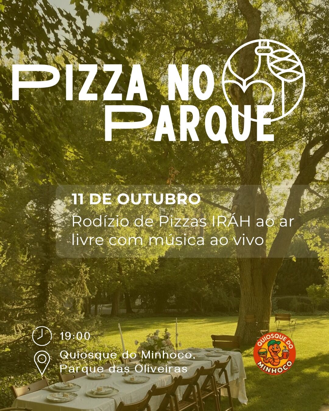 Pizza no Parque - IRÁH Gastronomia
