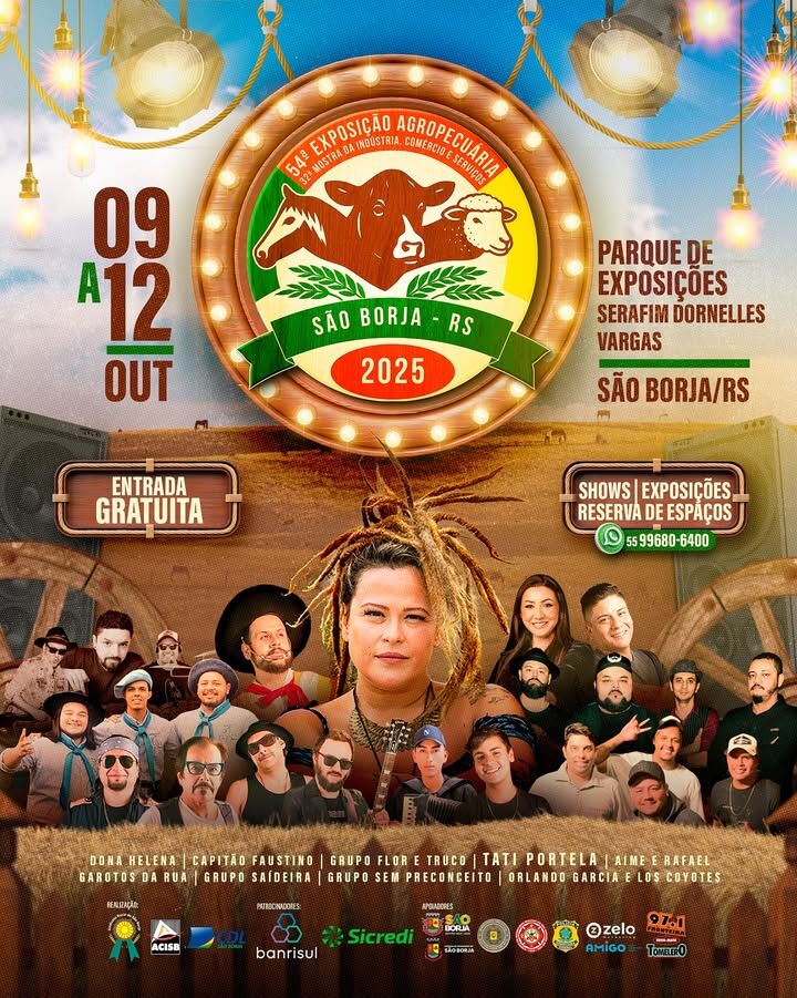 54ª Exposição Agropecuária de São Borja 2025