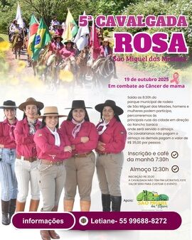 5ª Cavalgada Rosa