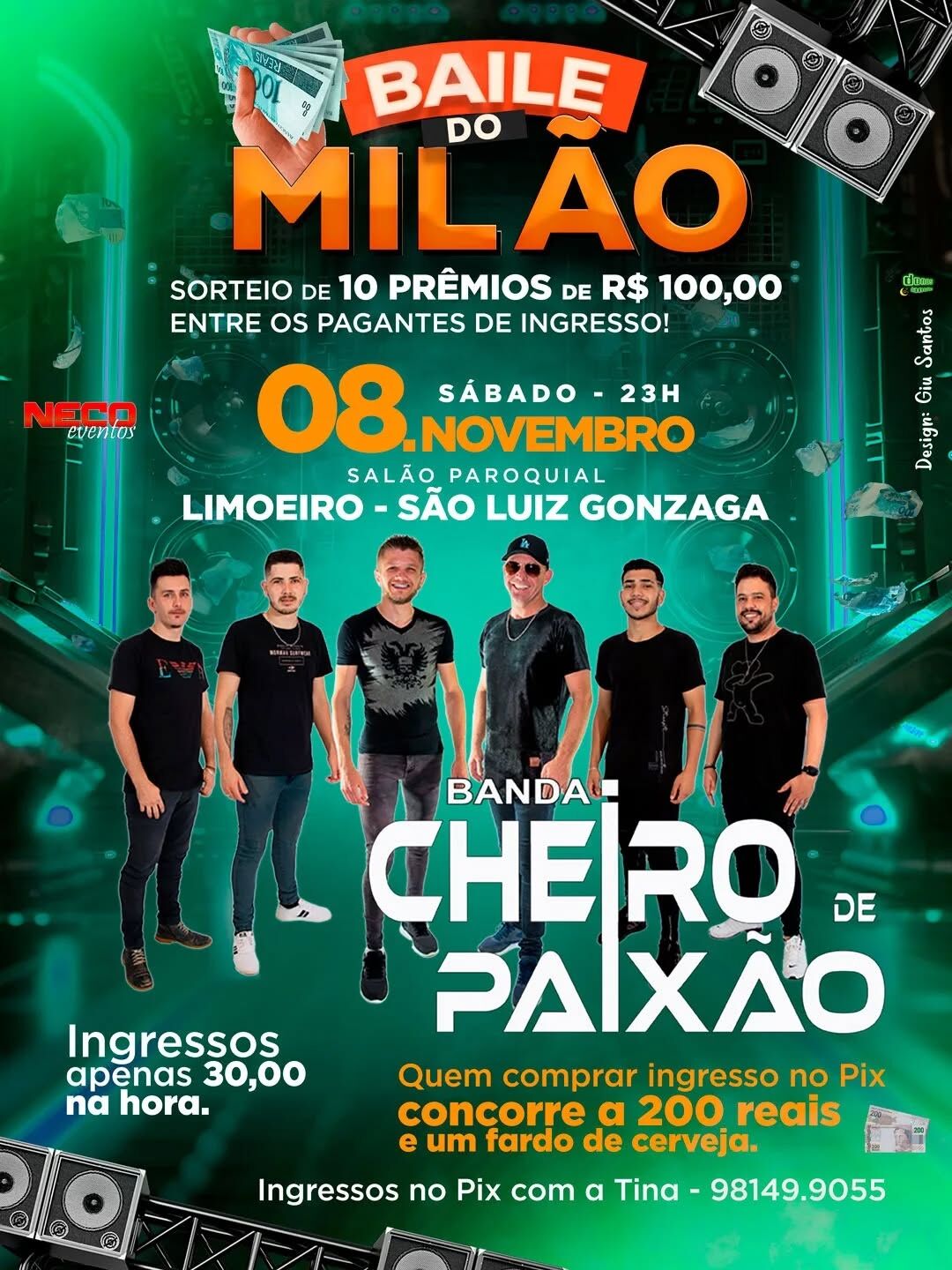 Baile do Milão - Banda Cheiro de Paixão