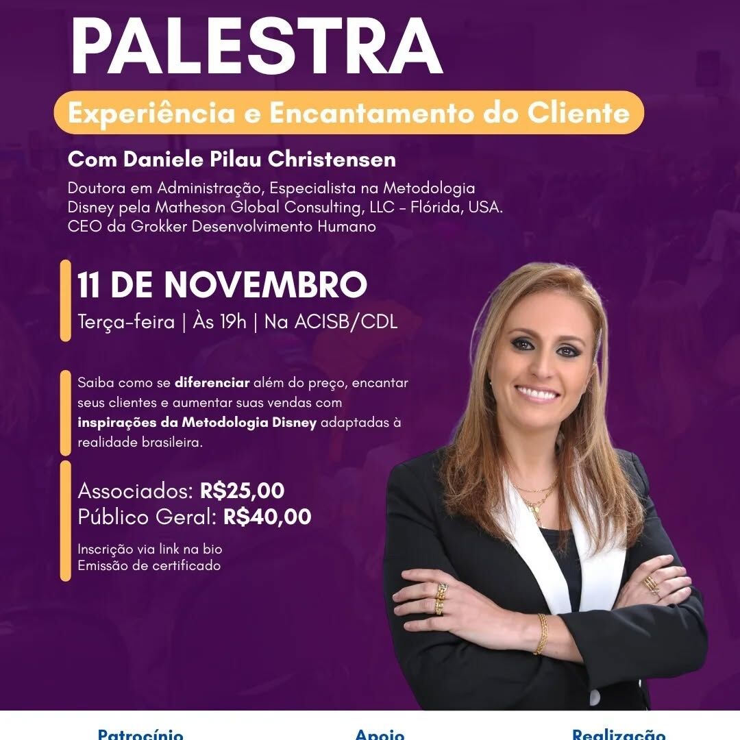 Palestra – Experiência e Encantamento do Cliente