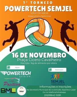 1° Torneio Powertech SEMJEL de Vôlei de Areia