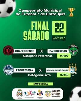 Campeonato Municipal de Futebol 7 de Entre-Ijuís - Finais