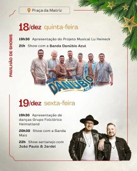 Natal Luz Missioneiro 2025 - Dias 18/12 e 19/12
