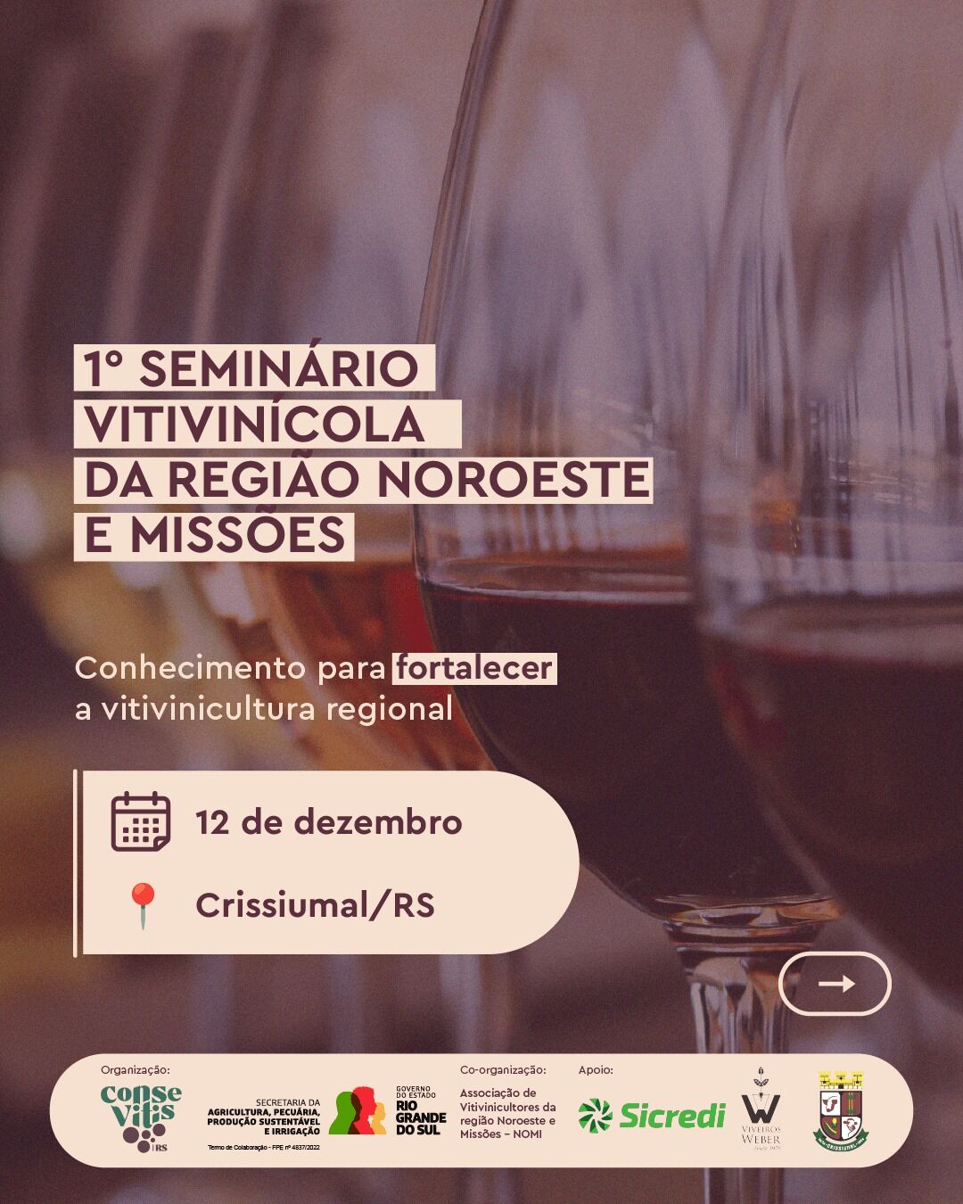 1º Seminário Vitivinícola da Região Noroeste e Missões