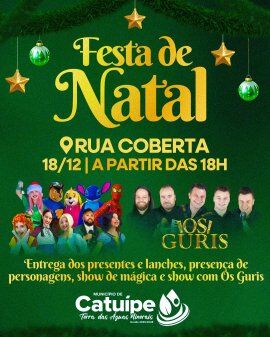 Festa de Natal em Catuípe!