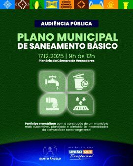 Audiência Pública - Plano Municipal de Saneamento Básico