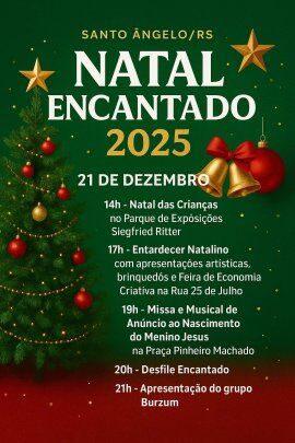 Natal das Crianças, Desfile Encantado e Apresentação do Grupo Burzun