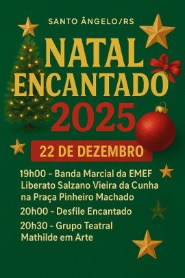 Apresentação da Banda Marcial, Grupo Teatral Mathilde e Desfile Encantado