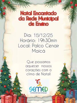 Natal Encantado da Rede Municipal de Ensino